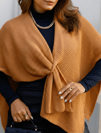 Poncho Tricot Amaro