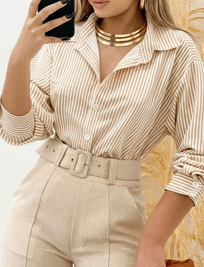 Camisa Social Listrada