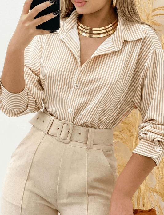 Camisa Social Listrada